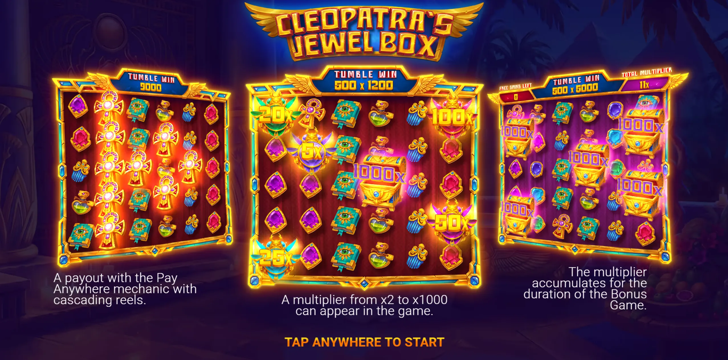 Demo for Cleopatra`s Jewel Box