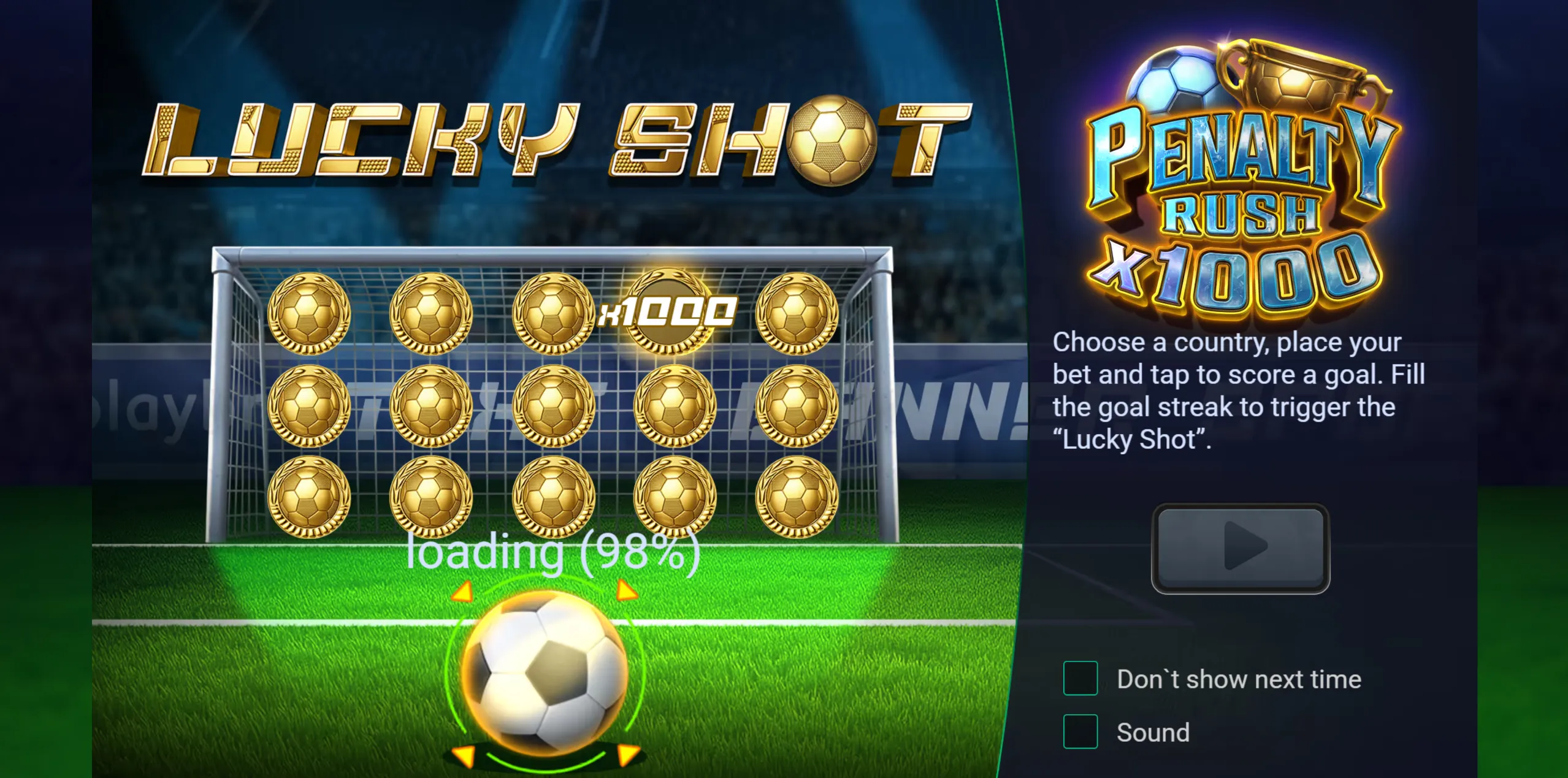 Demo for Penalty Rush x1000