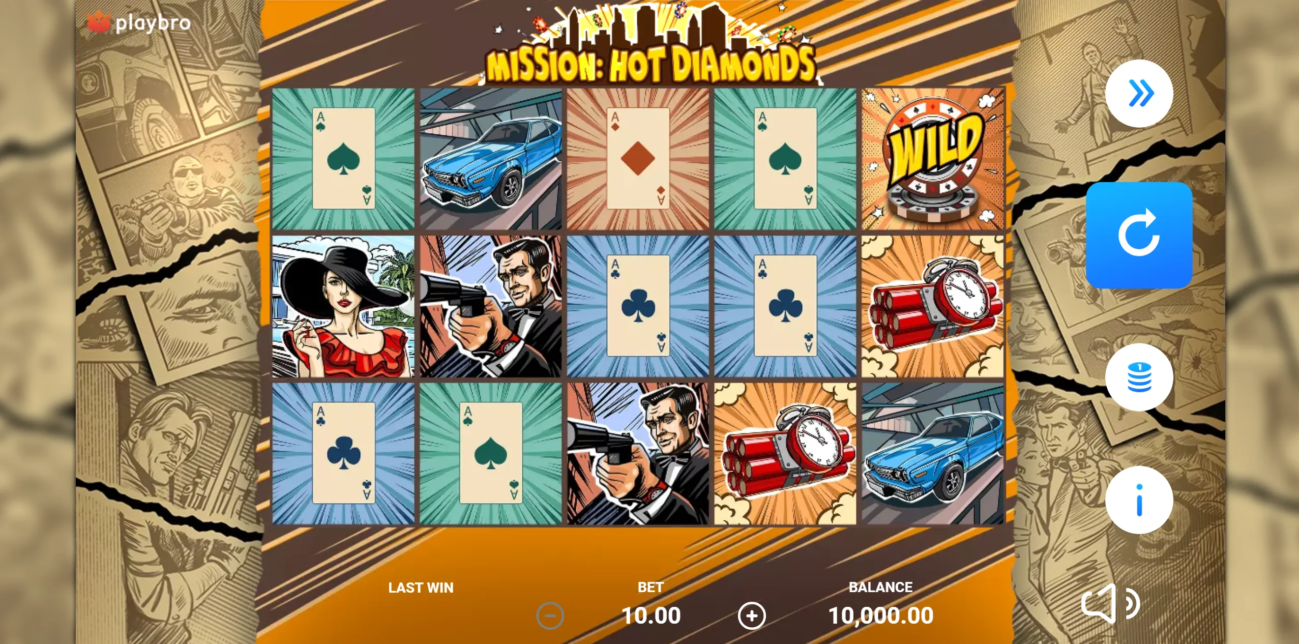 Demo for Mission: hot diamonds