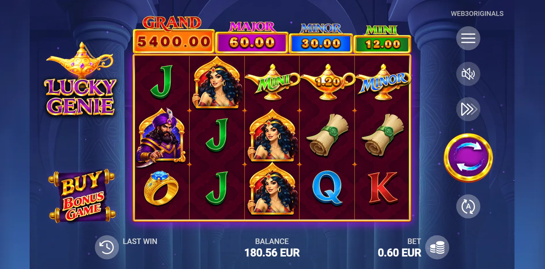 Demo for Genie's Fortune 